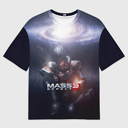 Мужская футболка оверсайз Mass Effect 3