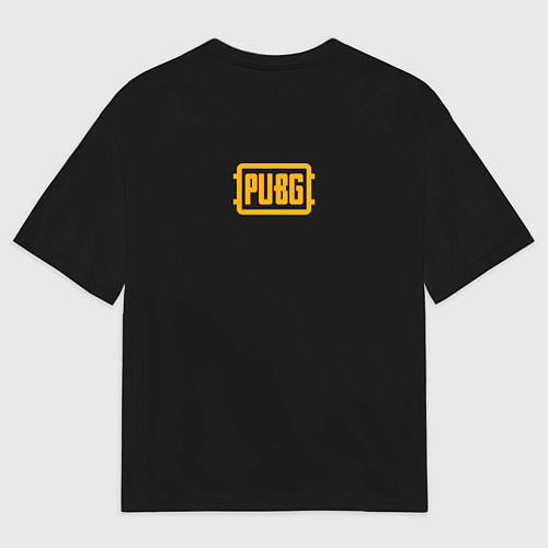 Мужская футболка оверсайз PUBG: Focussed 66 / 3D-принт – фото 2