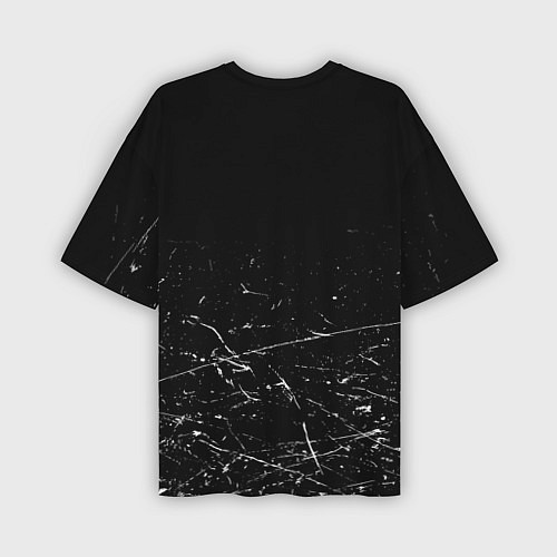 Мужская футболка оверсайз GONE Fludd ХАОС Черный / 3D-принт – фото 2