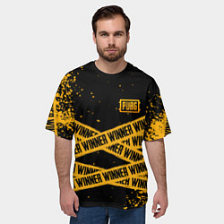 Футболка оверсайз мужская PUBG: Only Winner, цвет: 3D-принт — фото 2