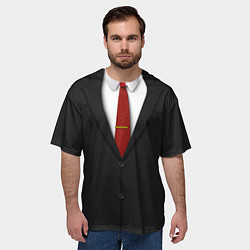 Футболка оверсайз мужская Агент 47, цвет: 3D-принт — фото 2