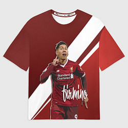 Футболка оверсайз мужская Roberto Firmino, цвет: 3D-принт