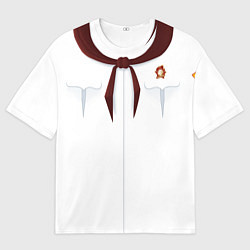 Мужская футболка оверсайз Форма пионера бесконечное лето