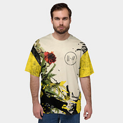 Футболка оверсайз мужская TOP: Chlorine, цвет: 3D-принт — фото 2