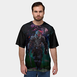 Футболка оверсайз мужская Убийца гоблинов - Рыцарь, цвет: 3D-принт — фото 2