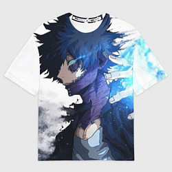 Мужская футболка оверсайз Академия героев - Даби