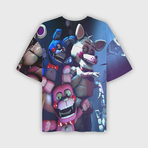 Мужская футболка оверсайз Five Nights at Freddys / 3D-принт – фото 2