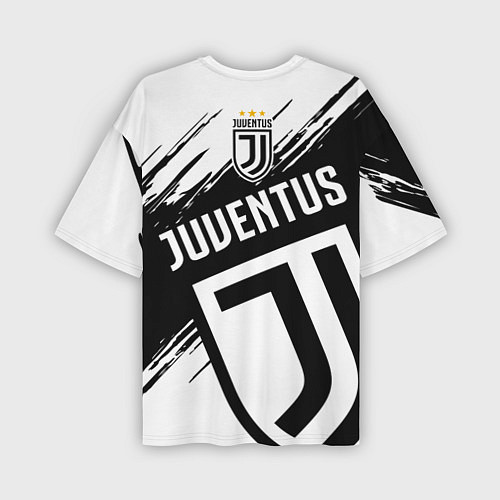 Мужская футболка оверсайз Juventus: 3 Stars / 3D-принт – фото 2