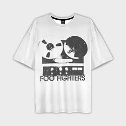 Футболка оверсайз мужская Foo Fighters: Retro Tape, цвет: 3D-принт