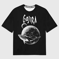 Мужская футболка оверсайз Gojira: Space