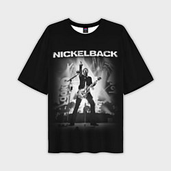 Мужская футболка оверсайз Nickelback Rock