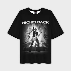 Футболка оверсайз мужская Nickelback Rock, цвет: 3D-принт