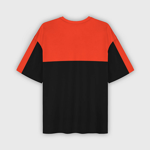Мужская футболка оверсайз True Detective: Red & Black / 3D-принт – фото 2