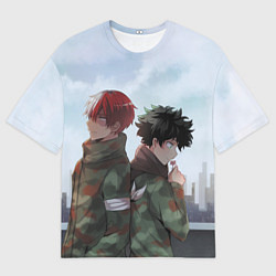 Мужская футболка оверсайз Моя Геройская Академия