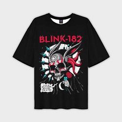 Мужская футболка оверсайз Blink-182: Death Punk