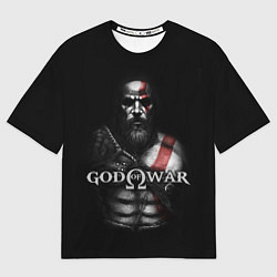 Футболка оверсайз мужская God of War, цвет: 3D-принт