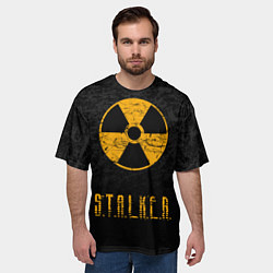 Футболка оверсайз мужская STALKER: Radioactive, цвет: 3D-принт — фото 2