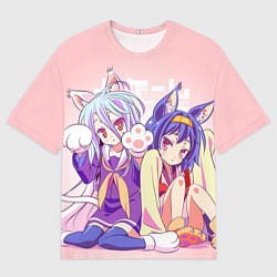 Футболка оверсайз мужская No Game No Life, цвет: 3D-принт