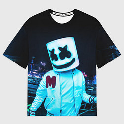 Футболка оверсайз мужская MARSHMELLO, цвет: 3D-принт