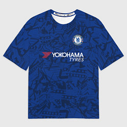 Мужская футболка оверсайз Chelsea home 19-20
