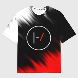 Футболка оверсайз мужская TWENTY ONE PILOTS, цвет: 3D-принт