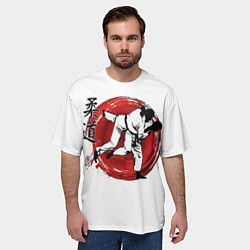 Футболка оверсайз мужская Judo: Japan, цвет: 3D-принт — фото 2