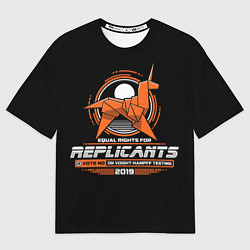 Футболка оверсайз мужская Replicants, цвет: 3D-принт