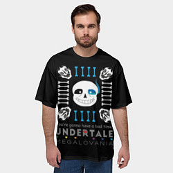 Футболка оверсайз мужская Undertale, цвет: 3D-принт — фото 2