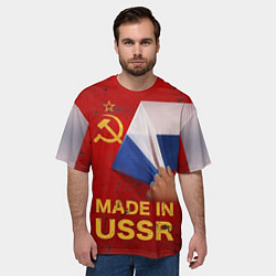 Футболка оверсайз мужская MADE IN USSR, цвет: 3D-принт — фото 2
