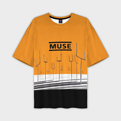 Футболка оверсайз мужская Muse: Orange Mood, цвет: 3D-принт