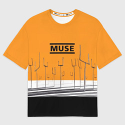 Футболка оверсайз мужская Muse: Orange Mood, цвет: 3D-принт