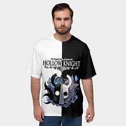 Футболка оверсайз мужская Hollow Knight Black & White, цвет: 3D-принт — фото 2