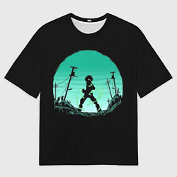 Мужская футболка оверсайз Моя геройская академия