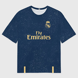 Футболка оверсайз мужская Sergio Ramos away 19-20, цвет: 3D-принт