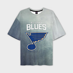 Мужская футболка оверсайз St Louis Blues