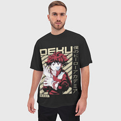 Футболка оверсайз мужская Deku - My Hero Academia, цвет: 3D-принт — фото 2