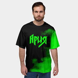 Футболка оверсайз мужская Ария, цвет: 3D-принт — фото 2