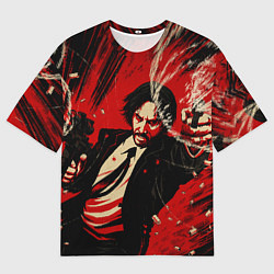 Футболка оверсайз мужская Джон Уик, цвет: 3D-принт