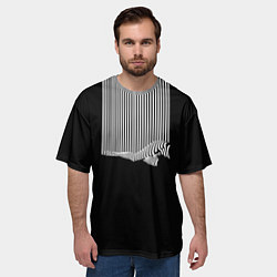 Футболка оверсайз мужская Полосатый Стиль, цвет: 3D-принт — фото 2