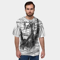 Футболка оверсайз мужская Korn: The Nothing, цвет: 3D-принт — фото 2