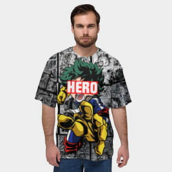 Футболка оверсайз мужская Deku Плашка переносная, цвет: 3D-принт — фото 2