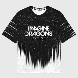 Мужская футболка оверсайз IMAGINE DRAGONS