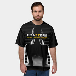 Футболка оверсайз мужская Brazzers сasting-producer, цвет: 3D-принт — фото 2