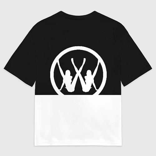 Мужская футболка оверсайз Volkswagen girls / 3D-принт – фото 2