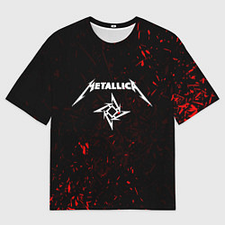 Мужская футболка оверсайз METALLICA