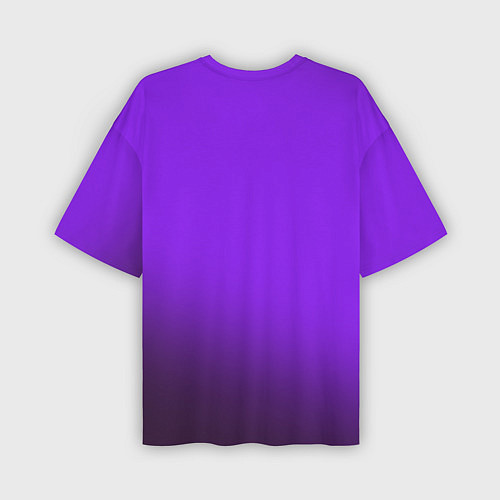 Мужская футболка оверсайз Neon Morty / 3D-принт – фото 2