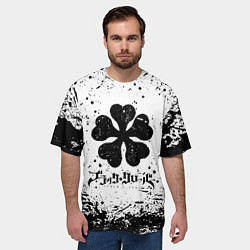 Футболка оверсайз мужская ЧЁРНЫЙ КЛЕВЕР, цвет: 3D-принт — фото 2