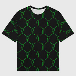 Футболка оверсайз мужская Billie Eilish: Blohsh, цвет: 3D-принт