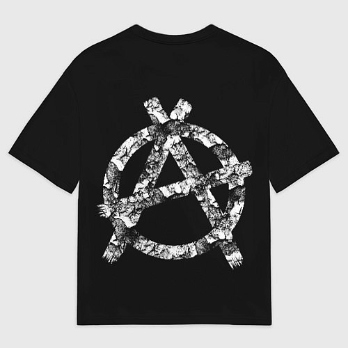 Мужская футболка оверсайз Король и Шут Анархия спина / 3D-принт – фото 2