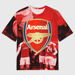 Футболка оверсайз мужская Arsenal, цвет: 3D-принт